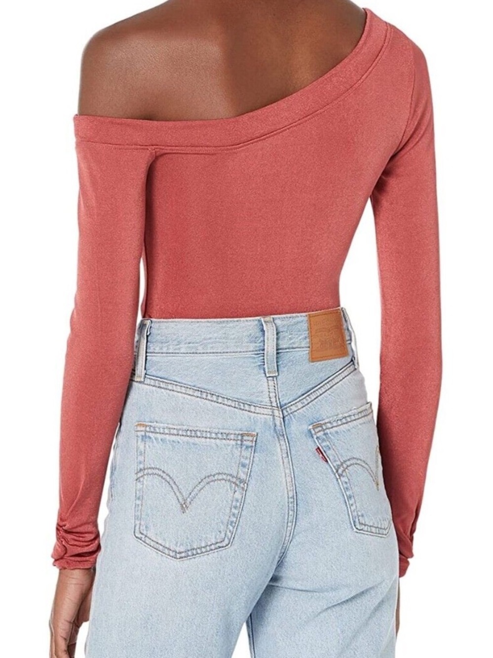 Intimately by Free People That’s Hot One-Shoulder Bodysuit - Women’s Small - Picture 3 of 5